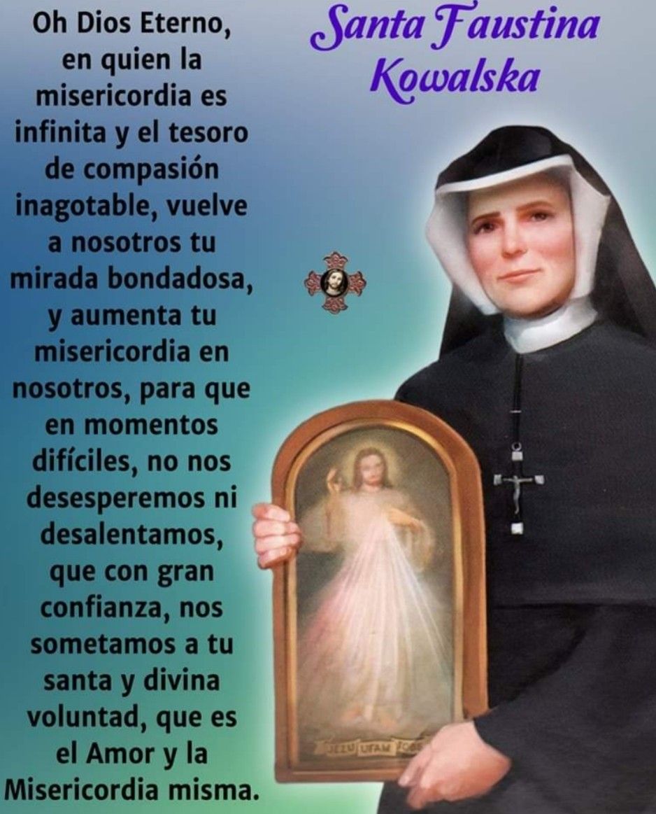 Divina Misericordia - 5 De Octubre Santa Faustina Kowalska 1