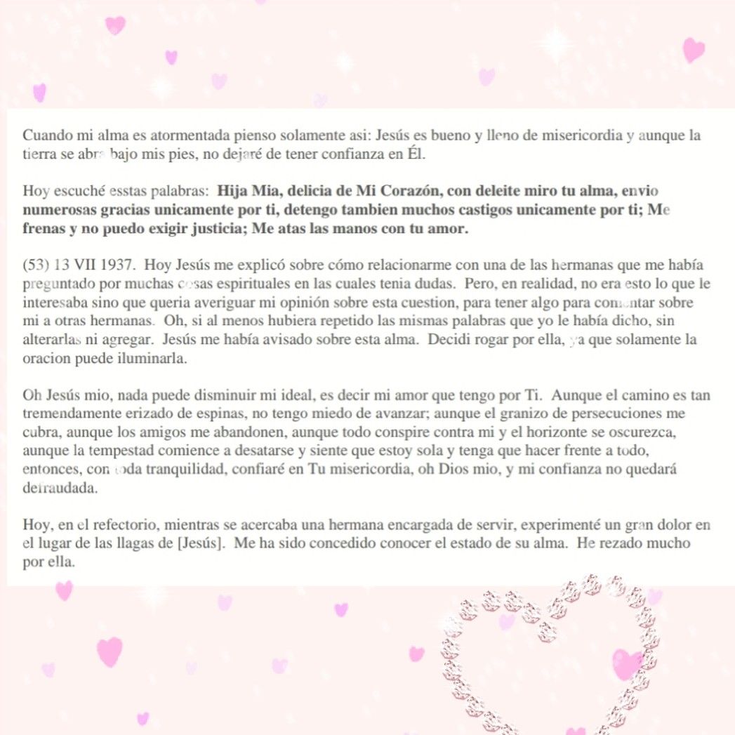 Divina Misericordia - No Dejare De Tener Confianza En Tu Misericordia Senor Jesus 1