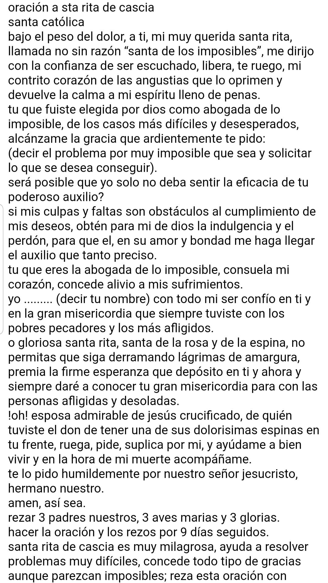 Divina Misericordia - Poderosa Oracion A Santa Rita Santa De Lo Imposible Te Amo Y 2