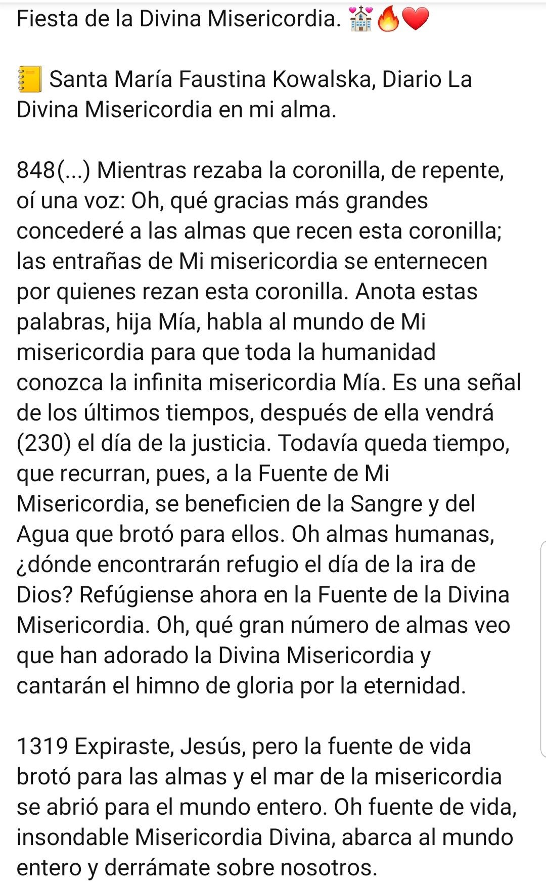 Divina Misericordia - Tu Lo Has Dicho Senor Todo Lo Que Pidamos Nos Lo Concederas 2