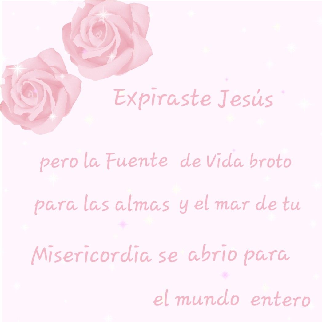 Divina Misericordia - Tu Misericordia Es Tu Mayor Atributo Senor Jesus 1