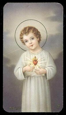Divino Niño Jesús Te Amo - Santino Holy Card Ediz Ar N1687 Sacro Cuore Di Maria Eur 400