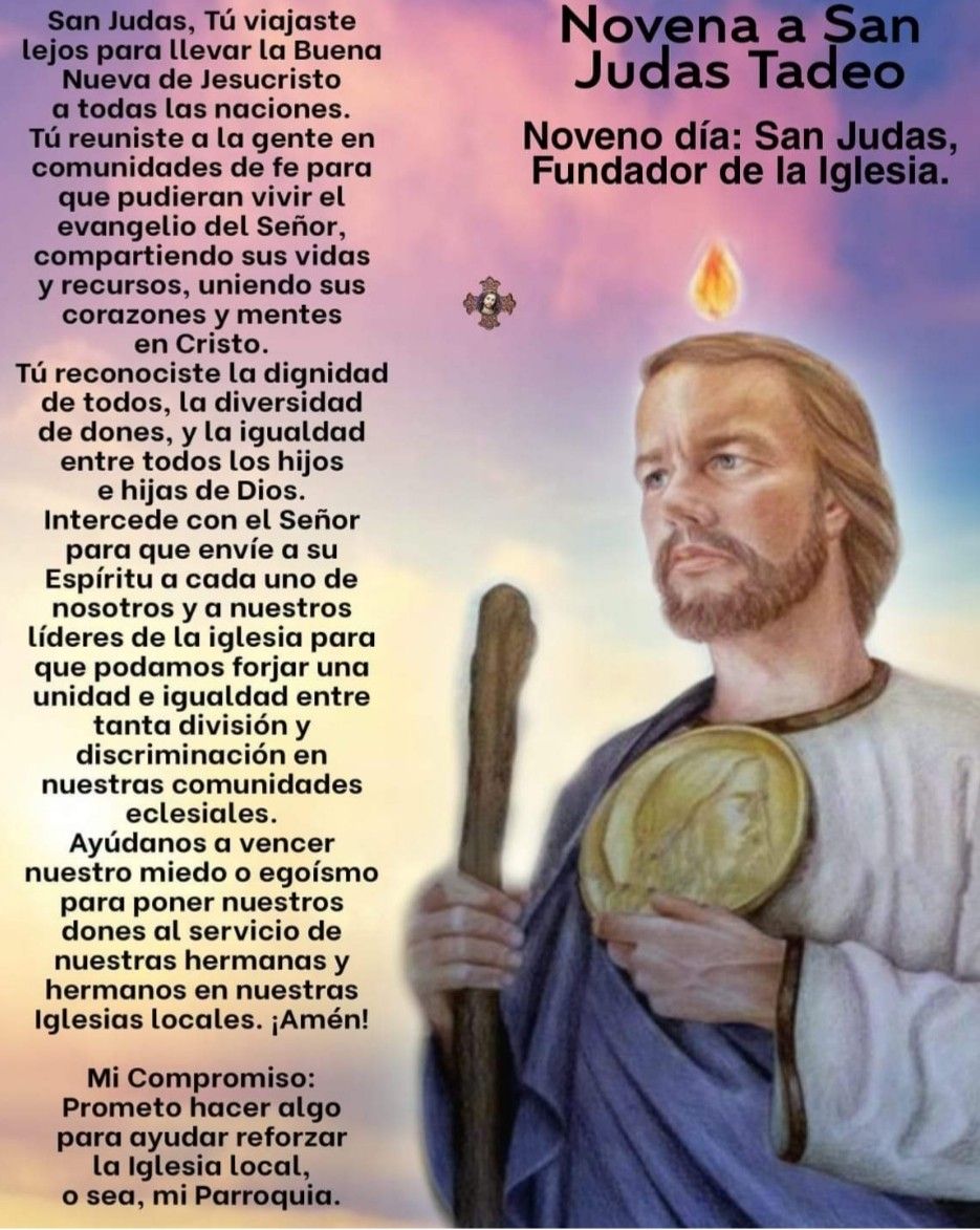 Novena San Judas Tadeo - Gloriosisimo Apostol San Judas Siervo Fiel Y Amigo De Jesus