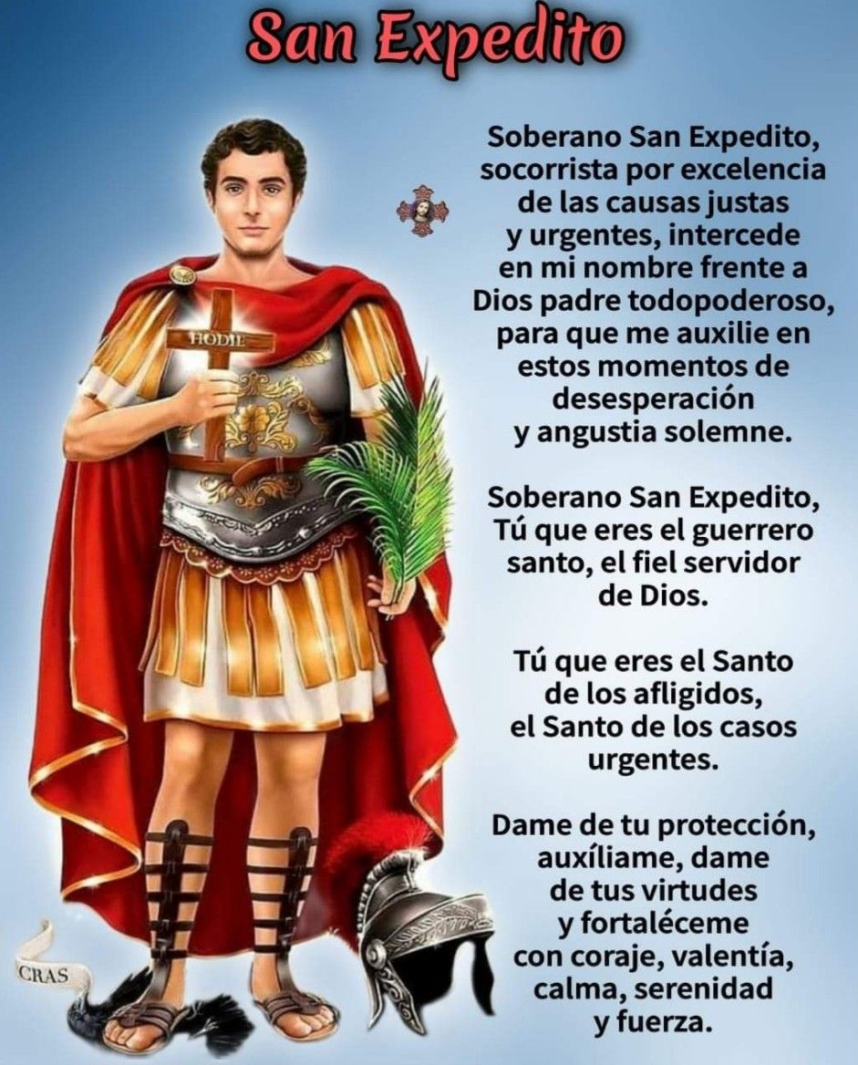 San Expedito - Que Grande Eres San Expedito Por Siempre Seras Amado