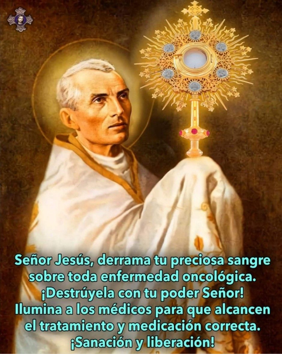 San Pedro Julian Eymard - San Pedro Julian Eymard Protector Ante Toda Enfermedad Oncol