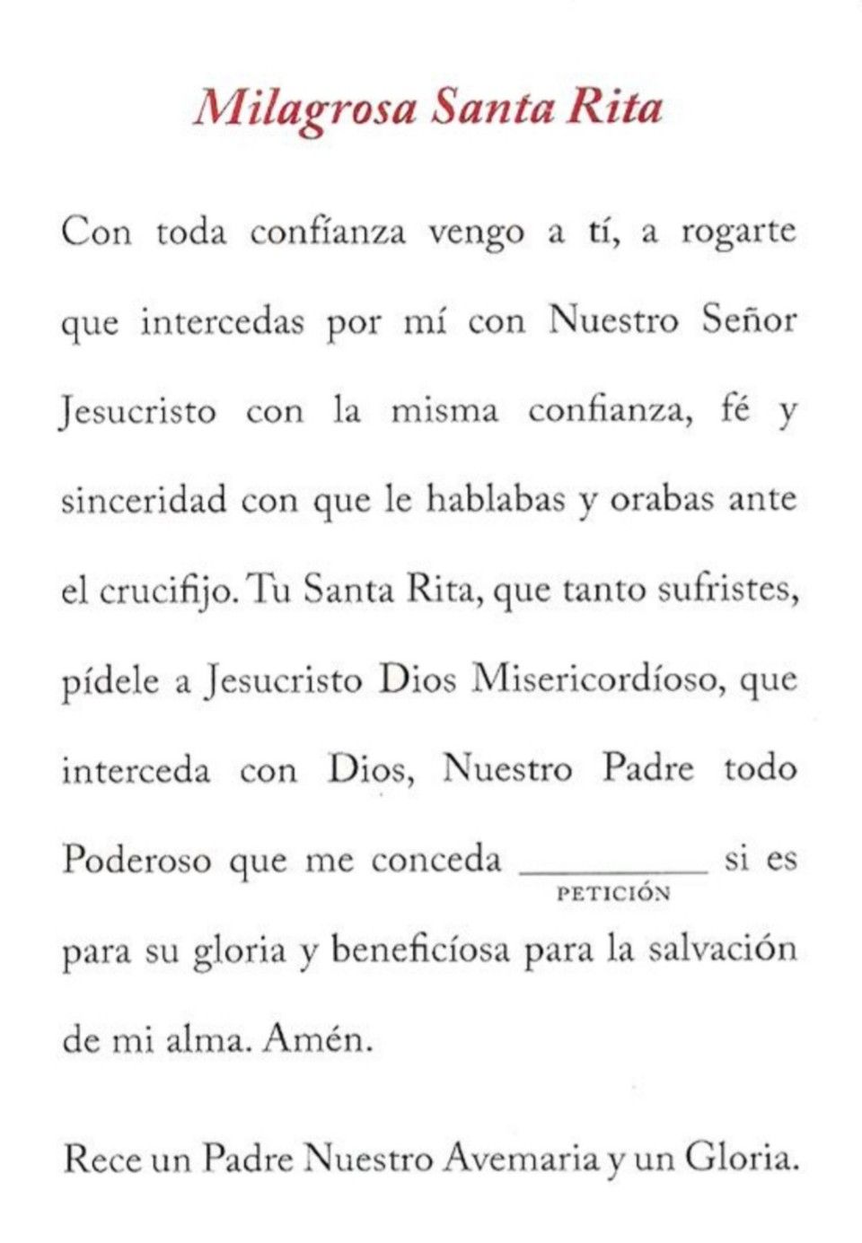 Santa Rita - Milagrosa Santa Rita Te Amo Graciasgraciasgracias 2