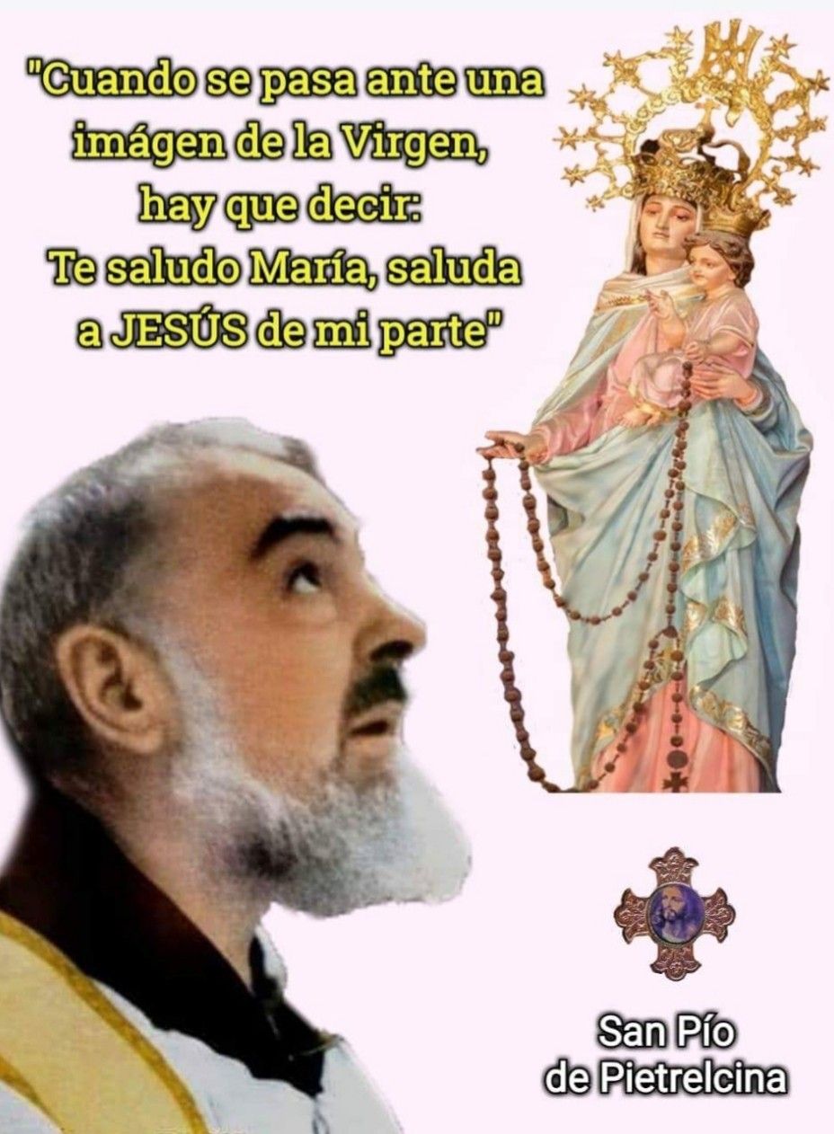 Santo Padre Pío - Te Amo Mi Mama La Unica Virgen Del Rosario De San Nicolas Te 1
