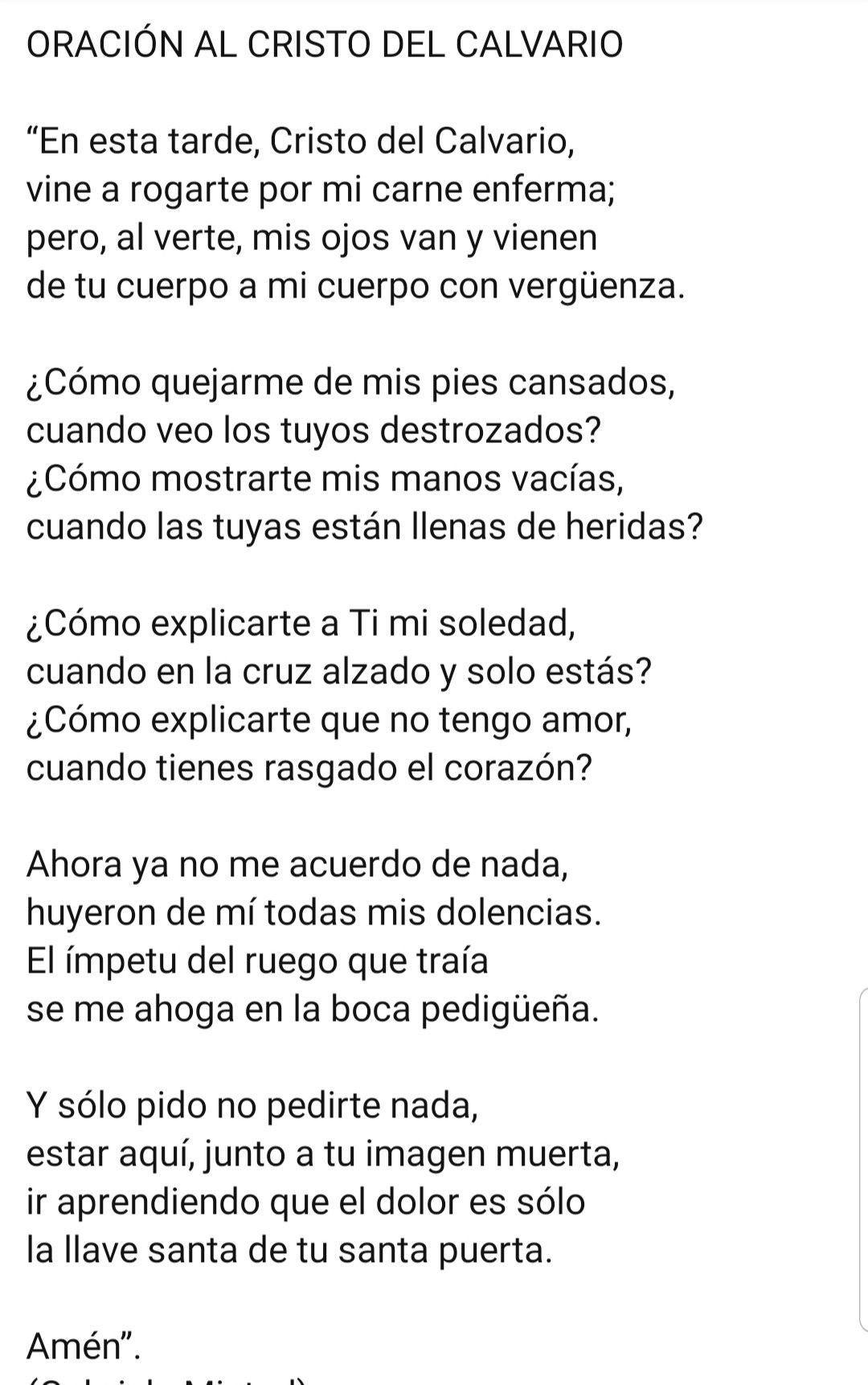 Viernes Santo - Y Solo Pido No Pedirte Nada Solo Darte Gracias Por Cada Susp
