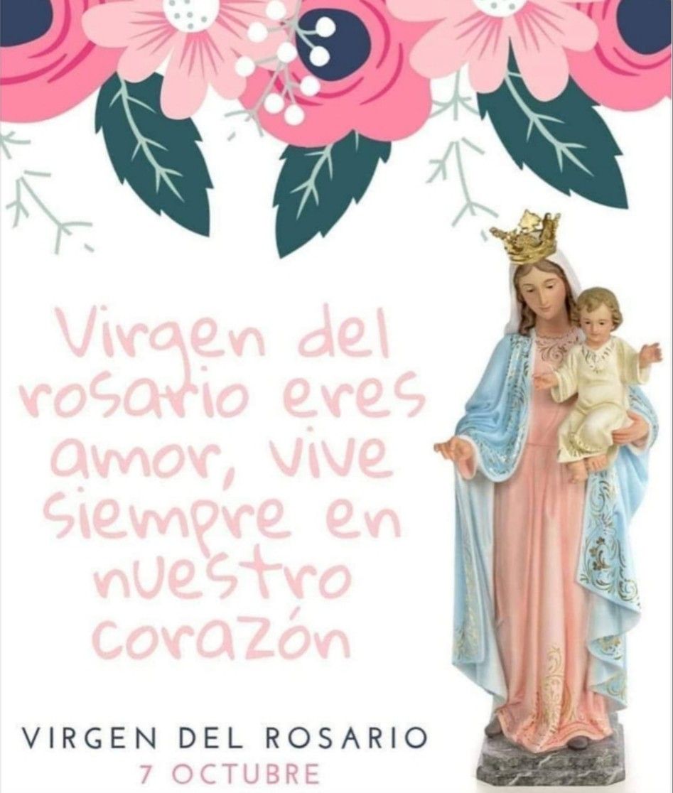 Virgen del Rosario - Virgen Del Rosario Eres Amor Paz Salud Felicidad Eres Nuestr