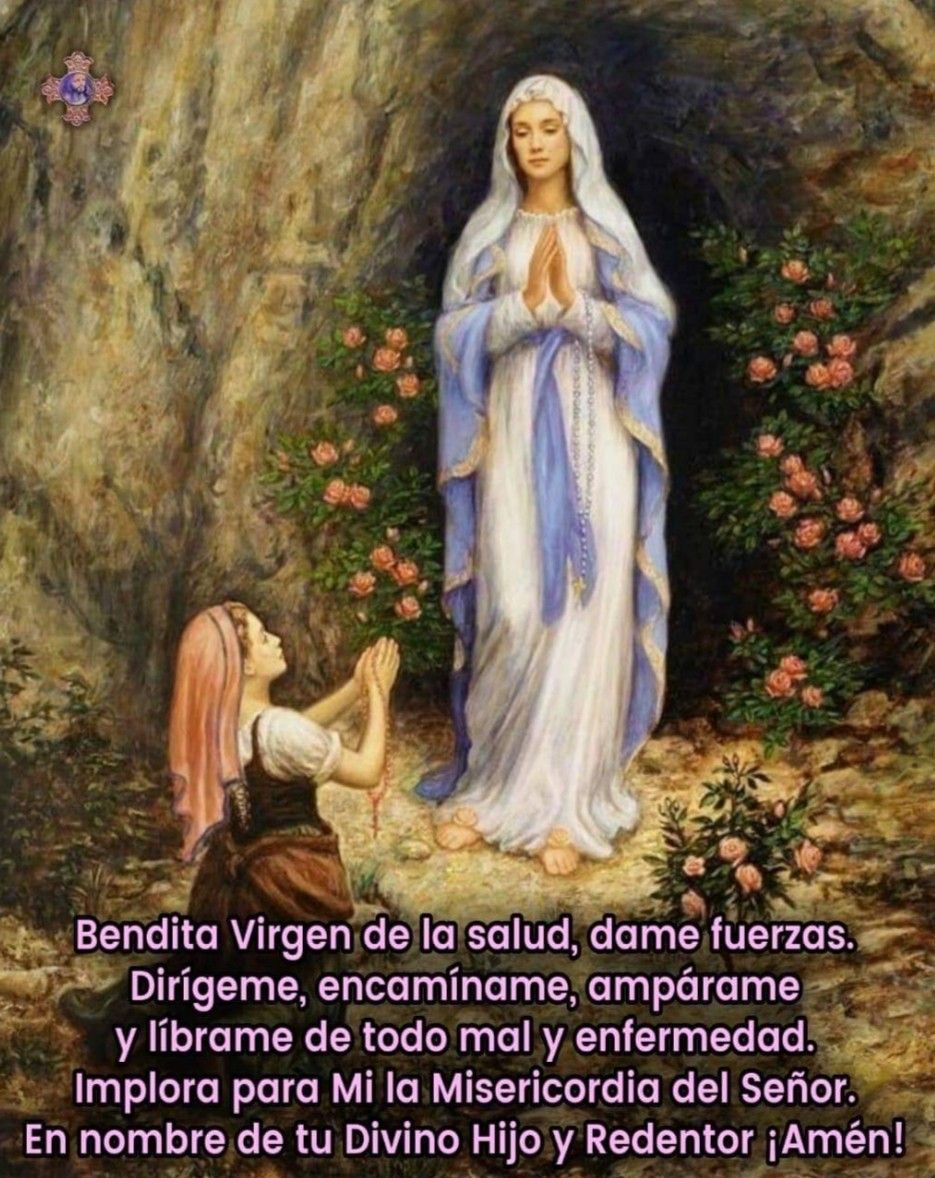Virgencita de Lourdes - Feliz Gran Dia Virgen De Lourdes Te Amare Por Siempre