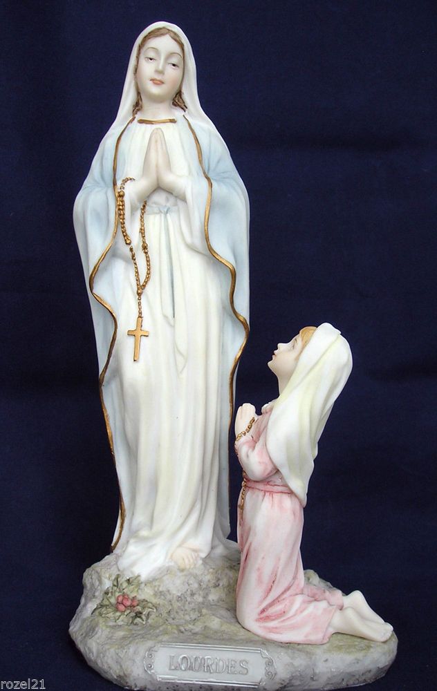 Virgencita de Lourdes - Our Lady Of Lourdes Veronese Finely Crafted Religious Statue