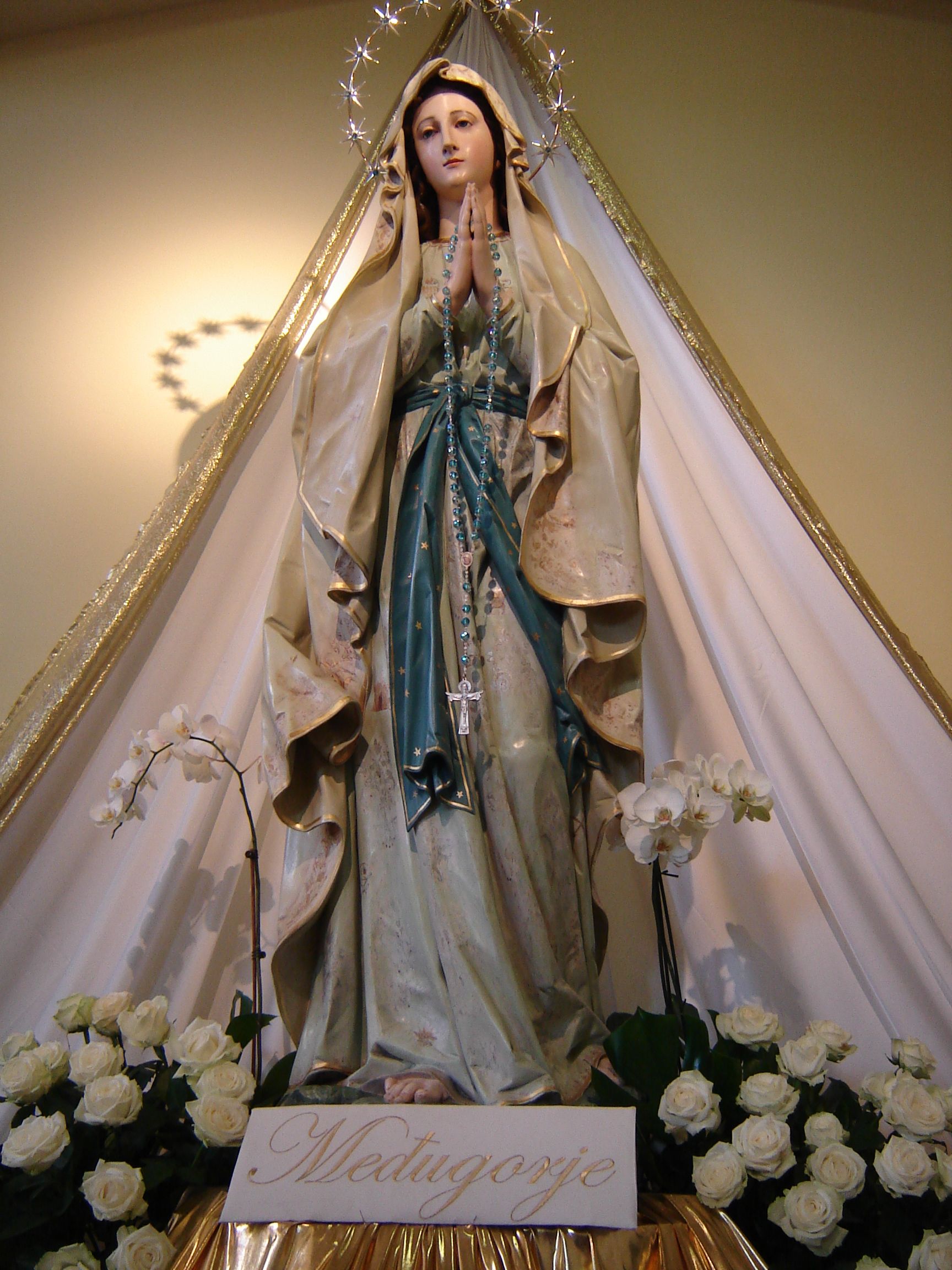 Virgencita de Lourdes - Our Lady Statue At St James Church Medjugorje Pilgrimage Fai